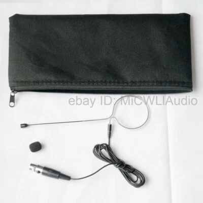 W22 Black Single ear Headset Microphone For Shure Wireless mini XLR 4Pin - Image 1 of 4