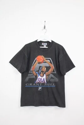 FILA GRANT HILL 90'S VINTAGE SINGLE STITCH BASKETBALL T-SHIRT,RETRO,SIZE:MEDIUM - Image 1 of 4