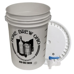 Home Brew Ohio 6.5 Gallon Bottling Bucket with Easy On/Off Spigot and Grommeted - Picture 1 of 6