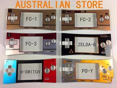 New Replacement Protective Screen Lens For GameBoy MICRO Various styles GBM - Image 1 of 4