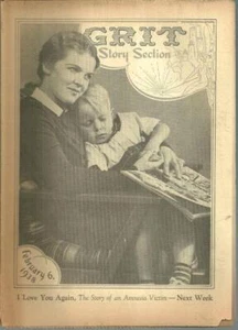 Grit Story Section February 6, 1938 Vintage Fiction, Poetry and Cartoons - Foto 1 di 1