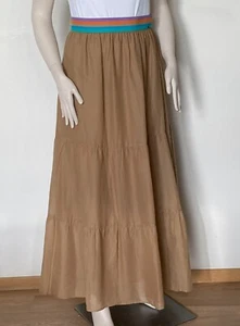 MARINA RINALDI by MAX MARA, Long Cotton Skirt, Size MR 27, 18W US, 48 DE, 56 IT - Picture 1 of 12