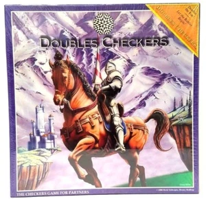Doubles Checkers Board Game For Partners 2-4 Players - Ages 8 to Adult BRAND NEW - Picture 1 of 11