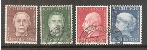 Duitsland (Bund) Mi Nummer 200/203 Gebruikt. - Imagen 1 de 1