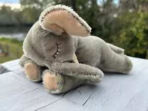 Steiff Floppy Ele Ele Elefant Mohair Plüschtier Stofftier grau - Bild 1 von 5