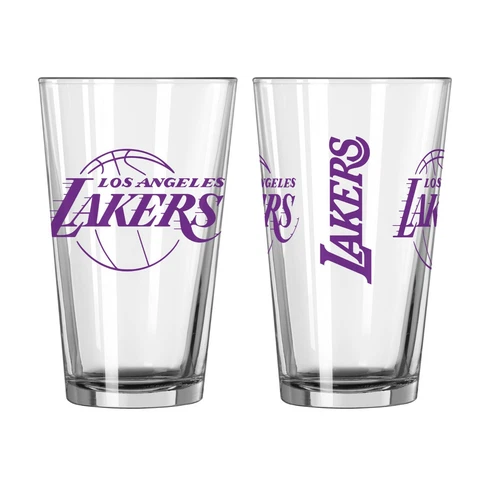 Los Angeles Lakers Boelter NBA Game Day 16oz Pint Glass (1) Cover