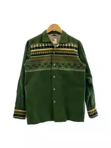 WAREHOUSE open collar Shirts green Used - Picture 1 of 6