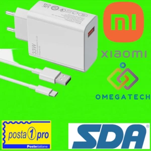 Caricabatteria 33W per Xiaomi Rapido +Cavo Usb-C Caricatore =Originale Bianco - Picture 1 of 3