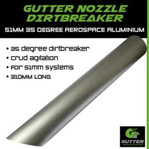Gutter Vacuum 35 Degree Round Dirtbreaker Gutter Cleaning 51mm Aluminium Nozzle - Picture 1 of 6