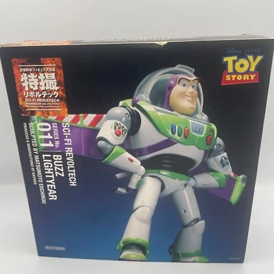 Tokusatsu revoltech 011 Toy Story Buzz Lightyear Figure Kaiyodo From Japan - Image 1 of 4