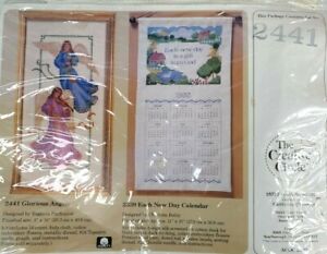 New, Old Stock The Creative Circle "Glorious Angels" Counted Cross Stitch Kit