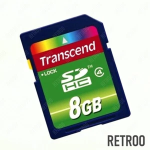 Transcend SDHC 8GB Memory Card Class 4 Secure Digital Camera/Camcorder/Players - Picture 1 of 2