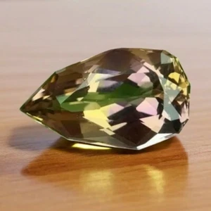 10,44 cts | Natur lose | Ametrin | Bi Color | Birnenform | geometrischer Schliff - Bild 1 von 5