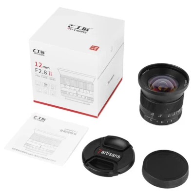 7artisans 12mm F2.8 II Ultra Wide Angle Manual Lens for Fujifilm X-mount X-T100 - Image 1 of 4