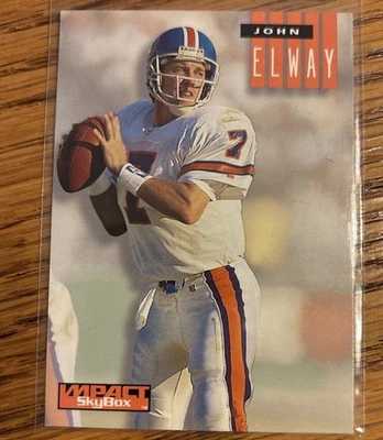 1994 SkyBox Impact #72 John Elway Denver Broncos Card - Image 1 of 2