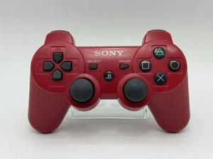 Sony Playstation 3 PS3 DualShock 3 Controller Red Genuine CECHZC2U - Tested  - Picture 1 of 6