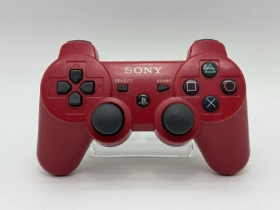 Sony Playstation 3 PS3 DualShock 3 Controller Red Genuine CECHZC2U - Tested  - Image 1 of 4