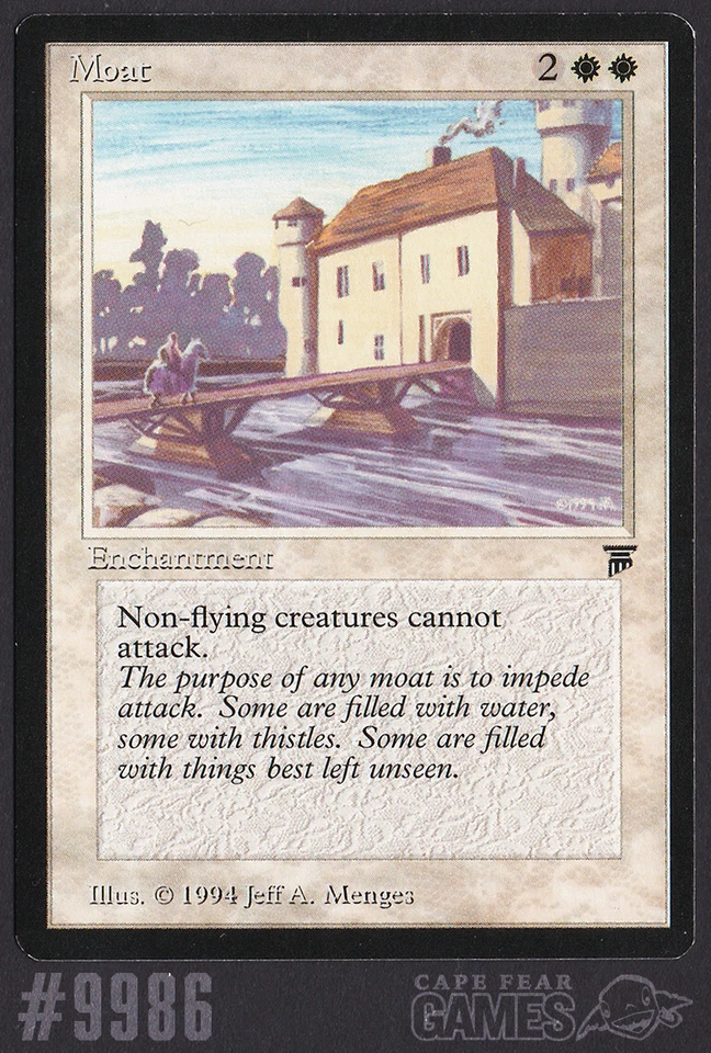 MTG Moat #9986, NM-Mint, English Legends - Image 1 of 1