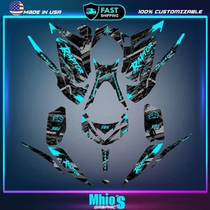 yamaha Raptor 700 700R graphics kit 2013 2014 2017 to 2025 decals stickers atv - Picture 1 of 4
