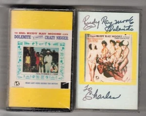 RUDY RAY MOORE Tapes (Cassette) "The Cockpit" (Autographed) & "Dolemite is... - Picture 1 of 3