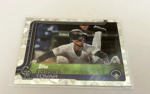 2025 Topps Series 1 - ISAAC PAREDES - Diamanté Foil #138 -Cubs - Picture 1 of 2