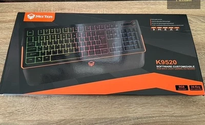 MeeTion RGB Backlit Gaming Keyboard K9520 factory seal - Image 1 of 2