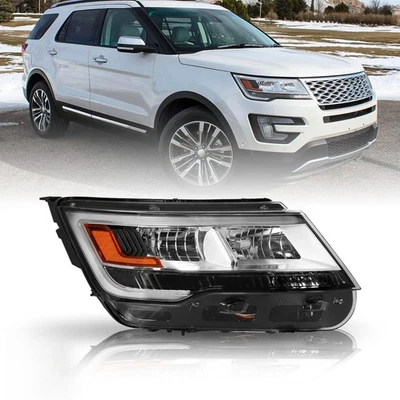LED DRL Headlight For 2016-2019 Ford Explorer Limited/XLT/Platinum Right Side - Image 1 of 4