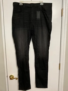 Monfrere Greyson Black Smoke skinny jeans size 40x34 NWT - Picture 1 of 4