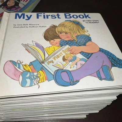 MY FIRST STEPS TO READING Moncure ABC Book Set 1991 Hardcover 24 Missing V Book - Image 1 of 2