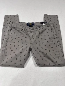 Lucky Brand Jeans Women's 8/29 Charlie Super Skinny Gray Denim Skulls Low Rise - Picture 1 of 5