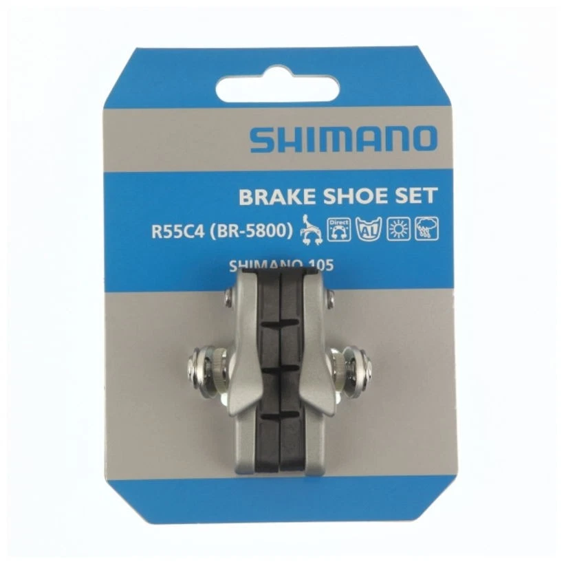 Shimano pattini freno R55c4 105 Br-5800 Silver 105-5800 Y88t98040