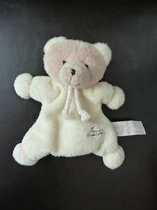 Di. DOUDOU PLAT TIAMO COLLECTION OURS beige écru grelot EXCELLENT ETAT - Picture 1 of 1