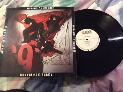 Alphaville Red Rose 12” Vinyl Single Pic Cover Made In Germany Has A Few Skips - Image 1 of 2
