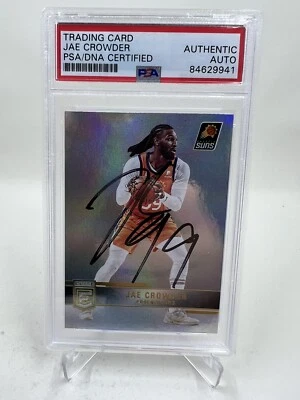 Donruss Elite IP Auto PSA/DNA Phoenix Suns 2021-22 firmado por Jae Crowder Foto 1 de 2