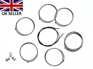 VESPA PX PE T5 LML FULL INNER CABLE KIT SET. BRAND NEW WITH SPEEDO INNER CABLE - Picture 1 of 4