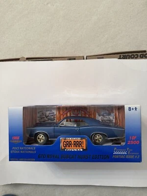 ERTL Performance Year 1966 Pontiac GTO Royal Bobcat Hurst Edition Azul 1:18 NIB  Foto 1 de 4