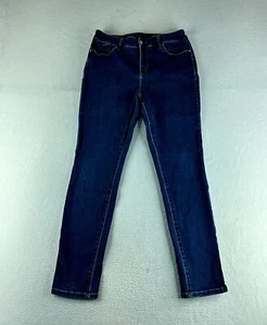 Chico's Jeggings Womens Blue Jeans Tag Size 8 (32x29) Mid Rise Stretch Denim - Picture 1 of 15
