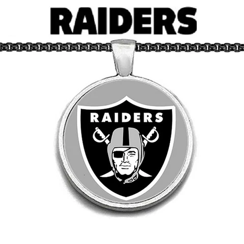 Special Las Vegas Raiders NECKLACE BLACK STAINLESS STEEL CHAIN Cover