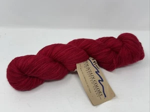 1 Mountain Colors 4/8’s 100% Wool Worsted Yarn Hand Dyed Rich Red 250yds 100g - Picture 1 of 5
