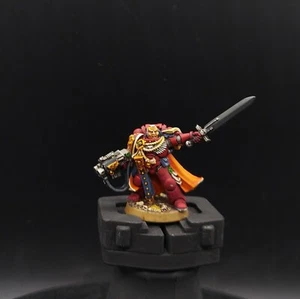 Pro Painted Warhammer 40k space marines captain 1999 METAL OOP - Picture 1 of 2