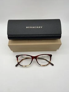 BURBERRY B 2189 3664 TORTOISE AUTHENTIC EYEGLASSES FRAMES 54-16-140MM - New - Picture 1 of 12