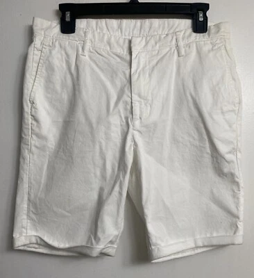 Bermudas de algodón blancas para mujer James Perse estándar nuevas con etiquetas talla 27 preppy Foto 1 de 4