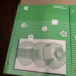 Manual de tienda Cummins motor serie A 2 libros provisionales - Imagen 1 de 10