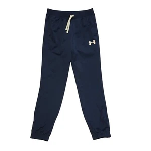 Under Armour Blue Tracksuit Bottoms/Joggers Boys Size Large W26 L28 CC227 - Picture 1 of 6