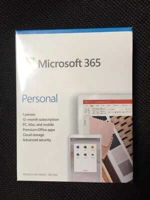 Microsoft Office 365 Personal 1 Year Subscription For 1 User North America - Image 1 of 3