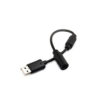 Xbox 360 Breakaway Cable Adapter Cord for USB Wired Controller Black - Image 1 of 4