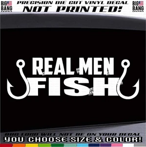 Funny Fishing Vinyl Sticker Decal Joke Fisherman Car Truck Boat RV Camper Window - Picture 1 of 4