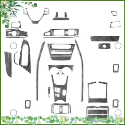 Kits interiores completos de fibra de carbono real 66 piezas molduras para BMW X3 X4 F25 F26 2011-2017 Foto 1 de 4