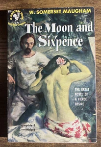 THE MOON AND SIXPENCE by W. Somerset Maugham - 1950 - 1st Bantam printing ID-1,4 - Picture 1 of 8