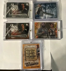 Tarjetas de armas y tarjetas especiales AMC The Walking Dead LE casi nuevo-como nuevo en estuche - Imagen 1 de 12